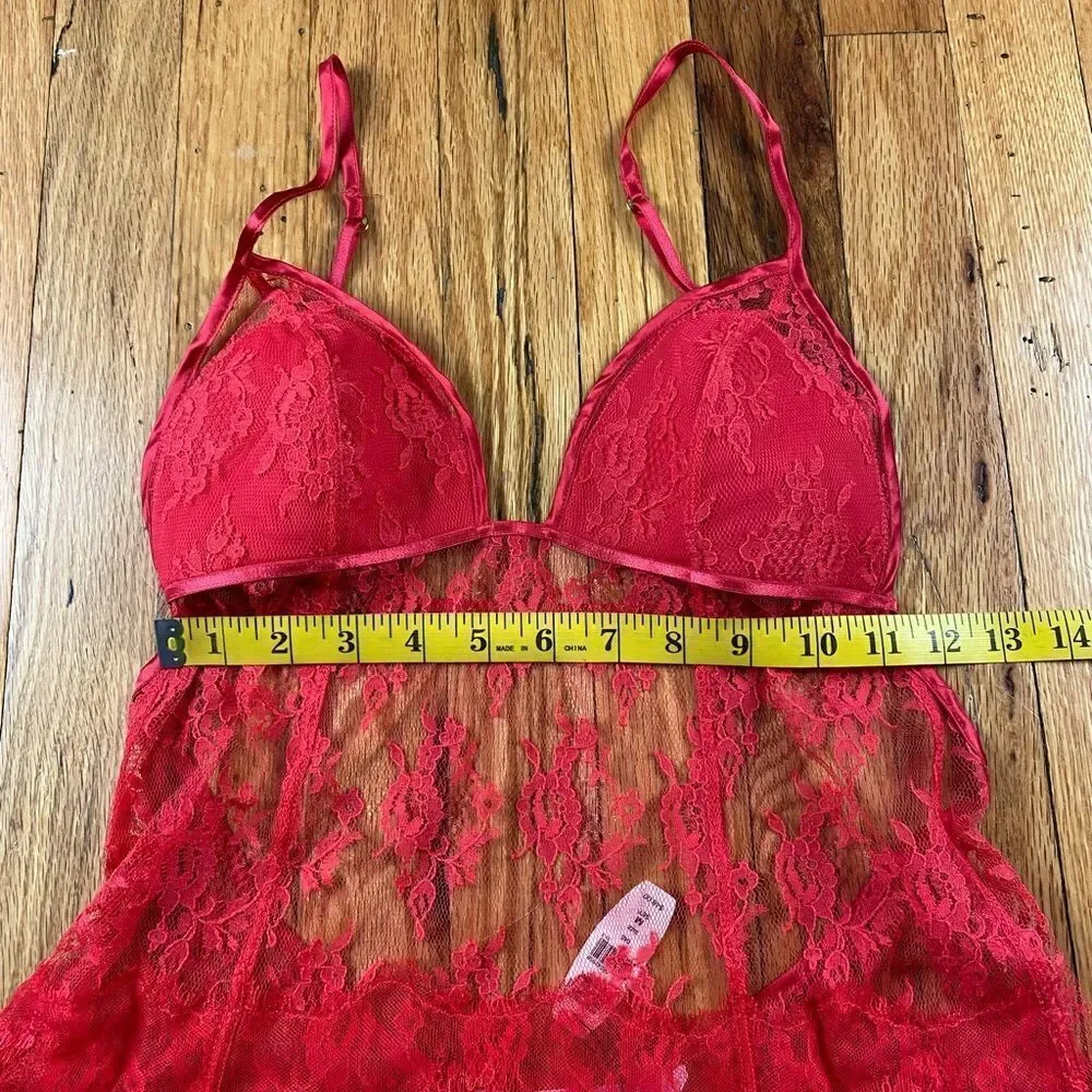 NWT Victoria’s Secret Very Sexy 2007 Y2k Red Slip Dress Size M
